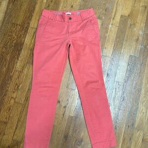 J Crew- stretch ladies 00/Frankie cut- cropped pants